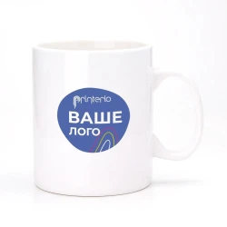 Чашка для сублімації Sublime BIG з вашим логотипом біла 870 мл